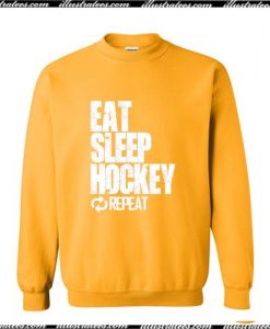 Eat Sleep Hockey repeat Sweatshirt Pj