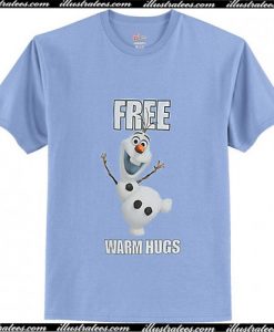 Frozen Olaf Free Warm Hugs trending T-Shirt Pj