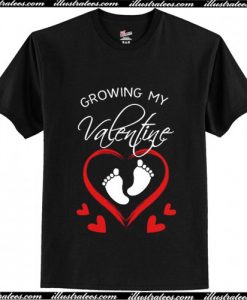 Growing My Valentine T-Shirt Ap