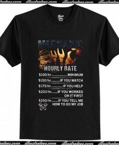 Mechanic Hourly rate T-Shirt Ap