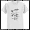 OUAT Autograph T-Shirt Ap