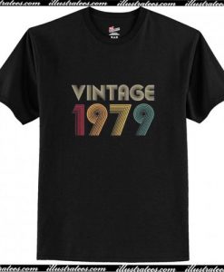 40th Birthday Gift Vintage 1979 Trending T-Shirt Ap