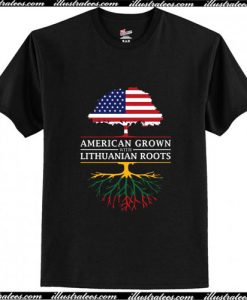 American Grown with Lithuanian Roots T-Shirt Ap