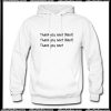 Ariana Grande Thank U Next Print Hoodie Ap