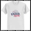 Baseball Mom Heart on White Trending T-Shirt Ap