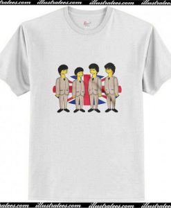 Cool Simpsons Beatles T Shirt Ap