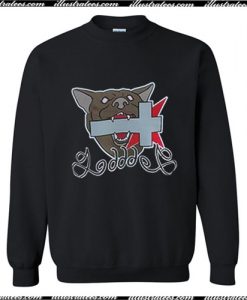 Cross bite by the Dog Back Trending Sweatshirt Ap