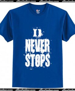 D Never Stops Deep Royal T-Shirt Ap