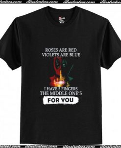 Deadpool Roses Are Red Violets Trending T-Shirt Ap