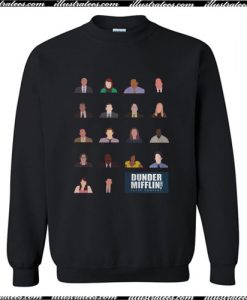 Dunder Mifflin Role call Sweatshirt Ap