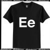 Ee Alphabet Helvetica T-Shirt Pj