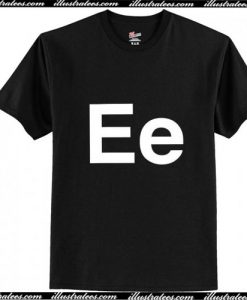 Ee Alphabet Helvetica T-Shirt Pj