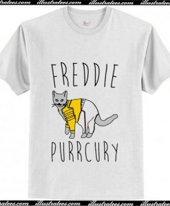 Freddie Purrcury Cat T-Shirt Ap