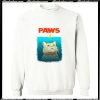 Funny Jaws Parody Cats Sweatshirt Ap