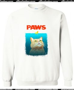 Funny Jaws Parody Cats Sweatshirt Ap