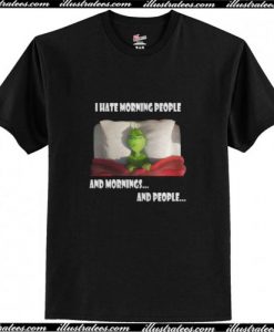 Grinch I Hate Morning People Trending T-Shirt Ap