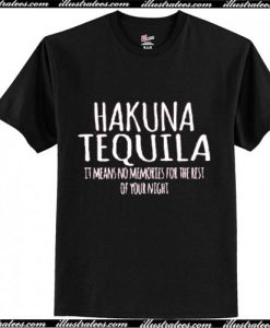 Hakuna Tequila Disney Drinking T-Shirt Ap