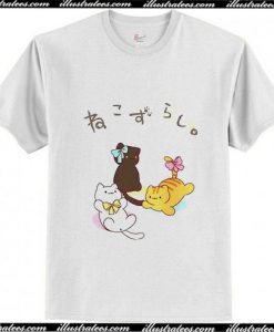 Japan Latest Lovely Anime Neko Atsume T-Shirt Ap