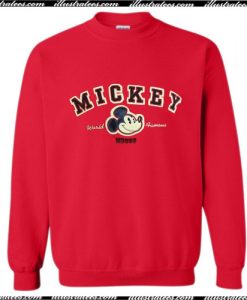 Mickey Mouse World Famous Red Sweatshirt Ap