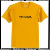 Mondaysuck Yellow T-Shirt Ap