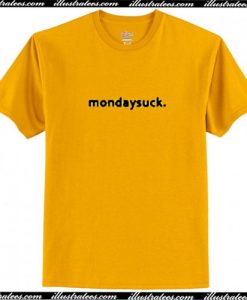 Mondaysuck Yellow T-Shirt Ap