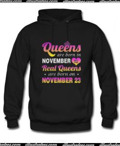 November 23 Birthday Queen Hoodie Ap