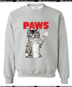 PAWS Cat Sweatshirt Ap