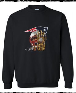 Patriots Infinity Gauntlet Tom Brady Sweatshirt Ap