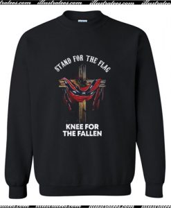Stand for the Flag Knee For The Fallen Sweatshirt Ap