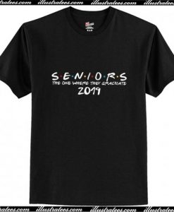 The One Where They Graduate Seniors Friends Class of 2019 T-Shirt Ap