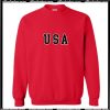 USA Red Sweatshirt Ap