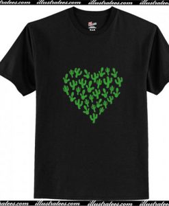 Valentines Day Cactus T-Shirt Ap