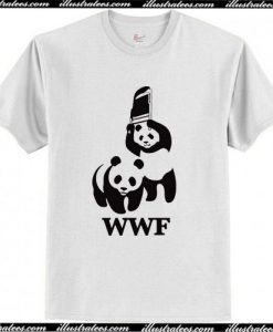 WWF Wrestling Pandas T-Shirt Ap