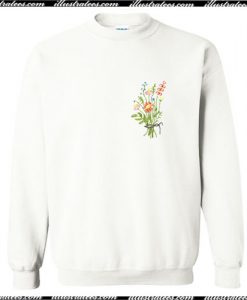 flower Print Sweatshirt Ap