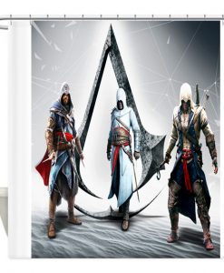 Assassins creed Game shower curtain customized design for home decor AI