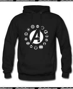 Avengers Team Logo Hoodie Ap