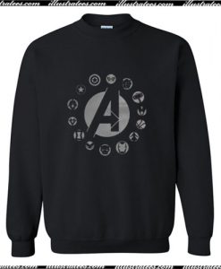 Avengers team logo Sweatshirt Ap