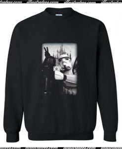 Darth Vader And Stormtrooper Selfie in Disneyland Sweatshirt Ap