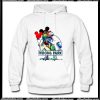 Dinosaur T-rex and Mickey mouse wrong park Hoodie Ap