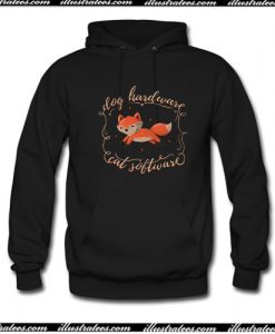 Dog Hardware Cat Software Hoodie AI