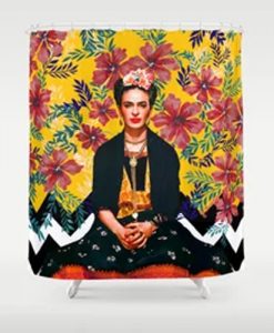Frida Kahlo Shower Curtains AI