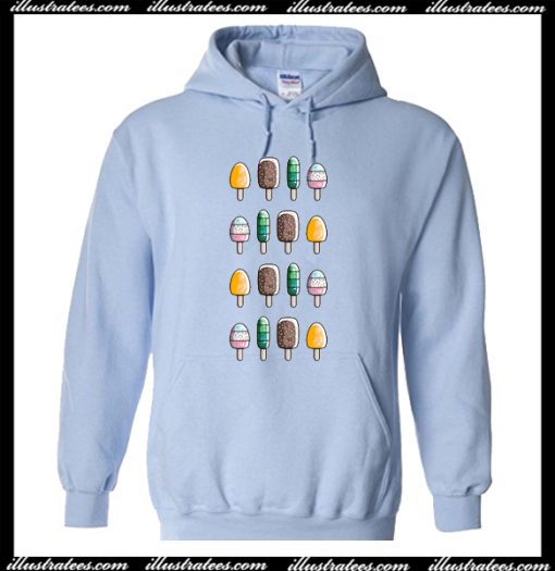 Fun Ice Lollies Popsicles Hoodie AI