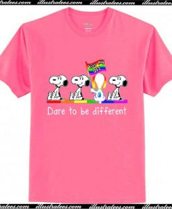 GBT Snoopy kiss my ass dare to be different T-Shirt Ap