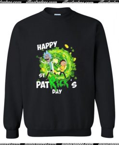 Happy St PaTrick’s Day Rick Sanchez Sweatshirt Ap