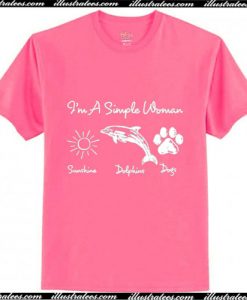 I'm a simple woman who loves sunshine T-Shirt Ap