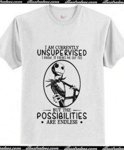 Jack Skellington I am currently unsupervised T-Shirt Ap