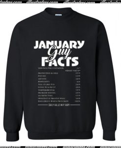 January Guy Facts Trending Sweatshirt Ap