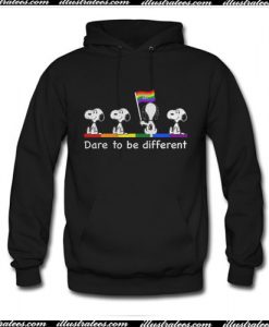 LGBT Snoopy kiss my ass dare Hoodie Ap