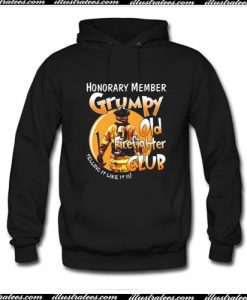 Official Honorary member Grumpy old firefighter Hoodie Ap