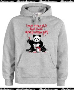 Panda never grow up Hoodie AI